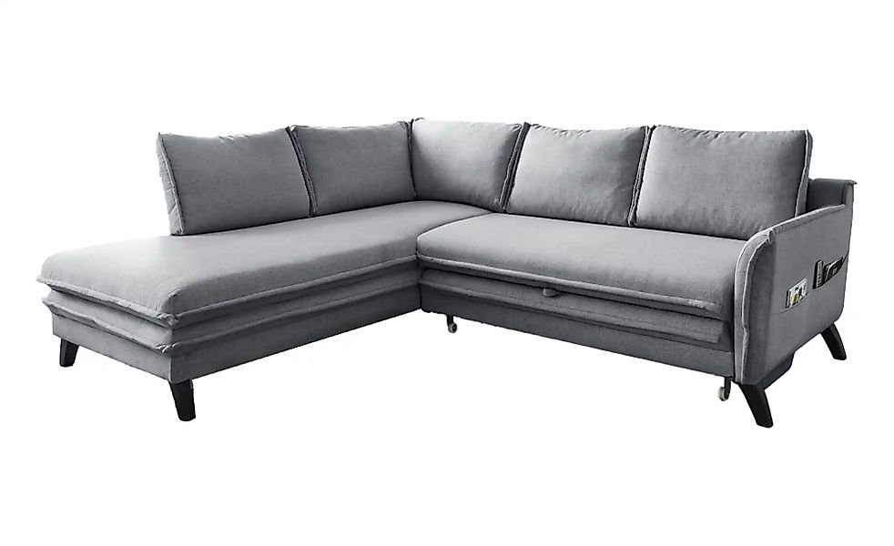 Miuform Ecksofa mit Schlaffunktion Charming Charlie ¦ grau ¦ Maße (cm): B: günstig online kaufen