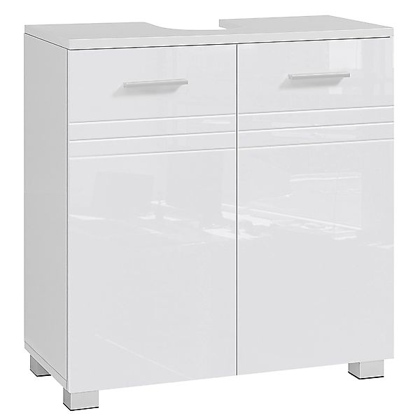 VASAGLE Waschbeckenunterschrank Badezimmerschrank Badschrank mit Doppeltür, günstig online kaufen