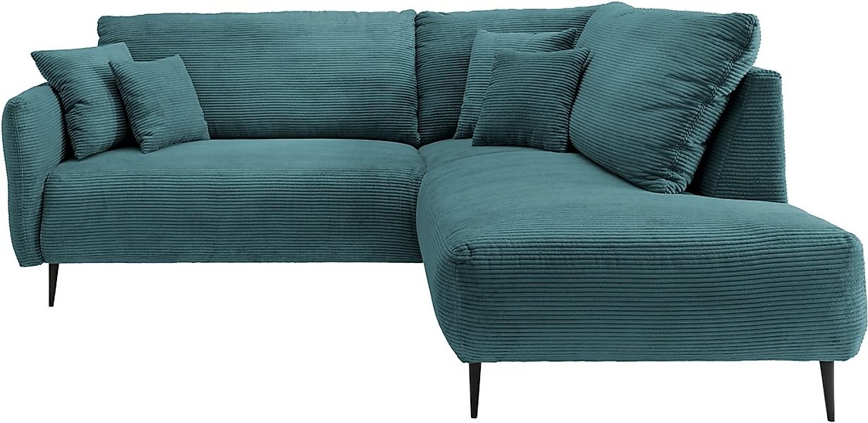 Home affaire Ecksofa "Vanilla L-Form" Armlehnenfunktion günstig online kaufen