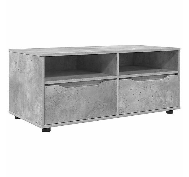 vidaXL TV-Schrank TV-Schränk Beton Grau 100 x 48 x 43 cm Holzwerkstoff (1-S günstig online kaufen