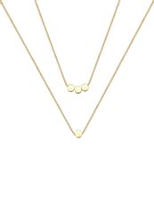 Elli Gliederkette Layer 2-lagig mit Kreisen günstig online kaufen
