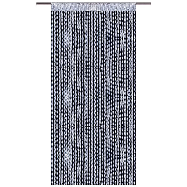 Bestlivings Fadenvorhand Fadengardine Vorhang Gardine Silber 90 cm x 250 cm günstig online kaufen