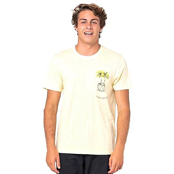 Rip Curl In Da Pocket Kurzärmeliges T-shirt XL Pale Yellow günstig online kaufen