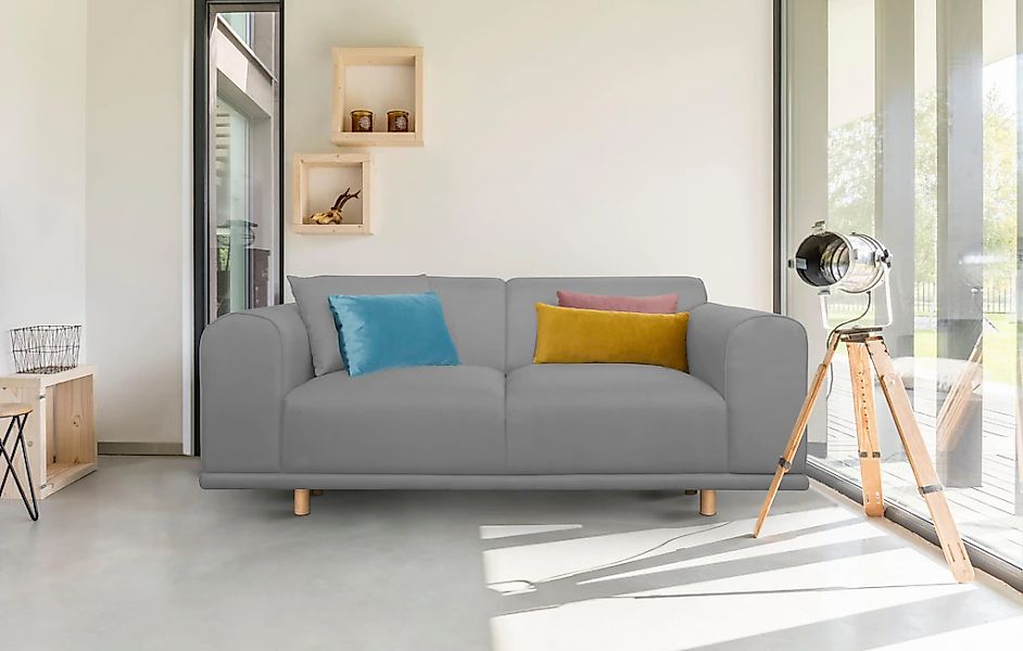 OTTO home 2-Sitzer "Maroon" in skandinavischem Design, mit losen Kissen günstig online kaufen