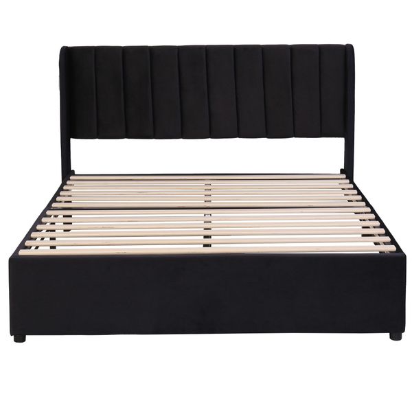 KLAM HOME Polsterbett Samt Einzelbett Doppelbett günstig online kaufen