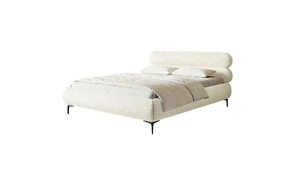 Selsey Polsterbett in Chenille Roule ¦ creme ¦ Maße (cm): B: 173 H: 96 Bett günstig online kaufen