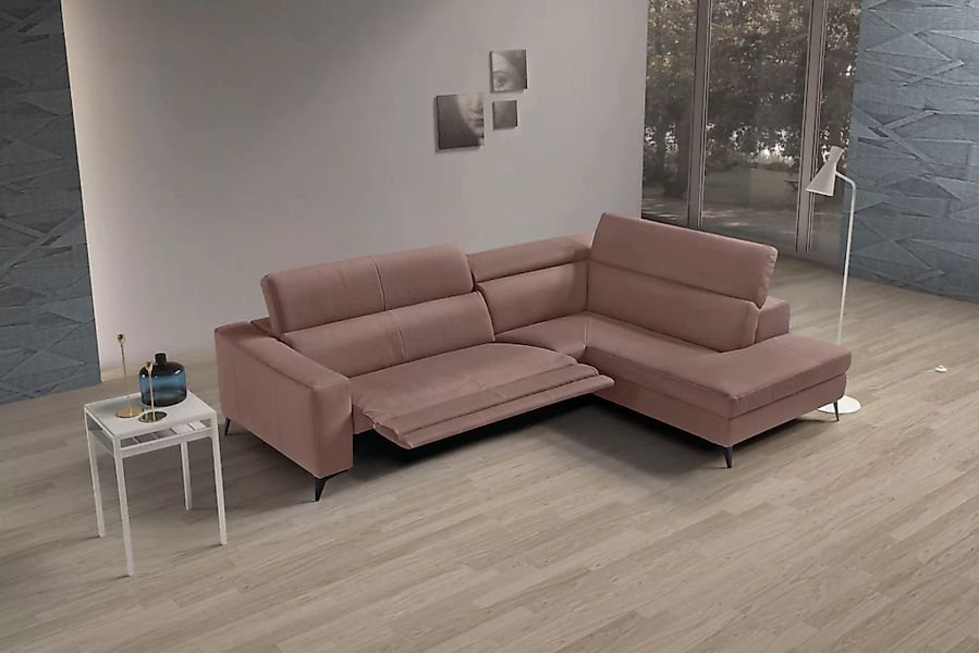 Egoitaliano Ecksofa »Edith, Designsofa mit hohem Sitzkomfort, L-Form«, inkl günstig online kaufen