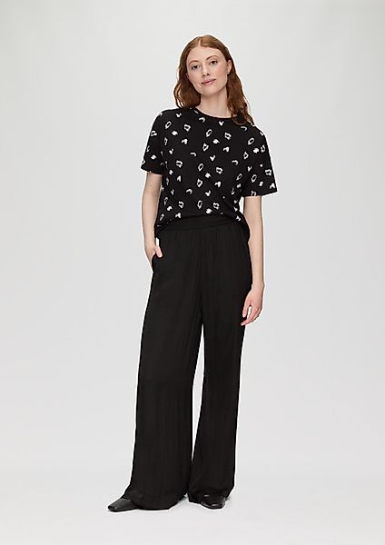 QS Chinos Hose Culotte aus Satin günstig online kaufen