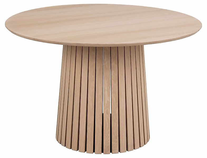 ACTONA GROUP Esstisch "Christo Tisch, Wohnzimmertisch,", rund, Eichenfurnie günstig online kaufen
