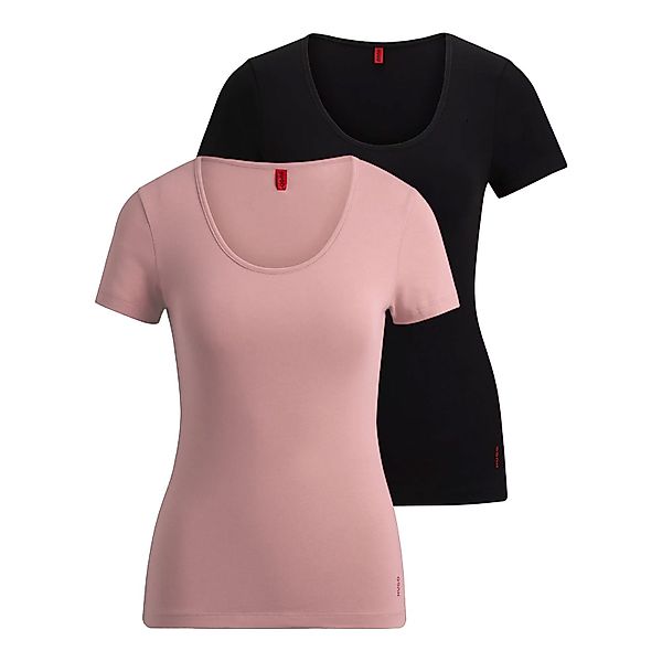HUGO Unterziehshirt T-Shirts Crew-Neck (2-St) mit günstig online kaufen