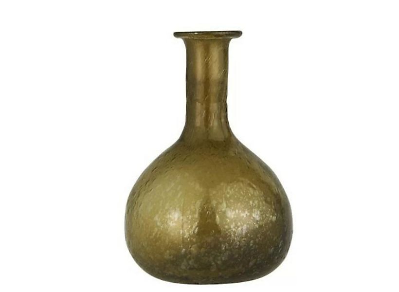 Vase langer Hals UNIKA Dunkelgrün günstig online kaufen