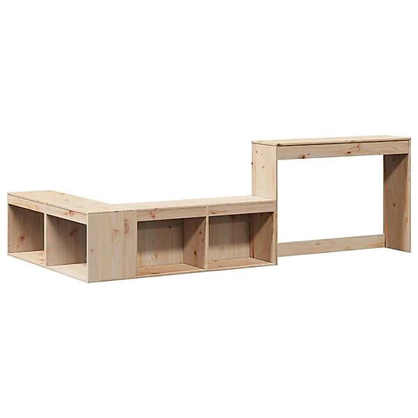 vidaXL Nachttisch mit Schreibtisch 232x112x75 cm Massivholz Kiefer 855759 günstig online kaufen