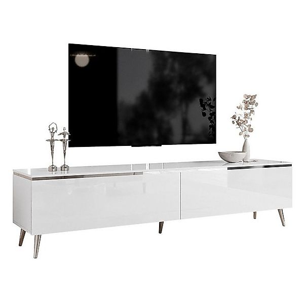 Lookway TV-Schrank AURORA SILVER auf Beinen günstig online kaufen
