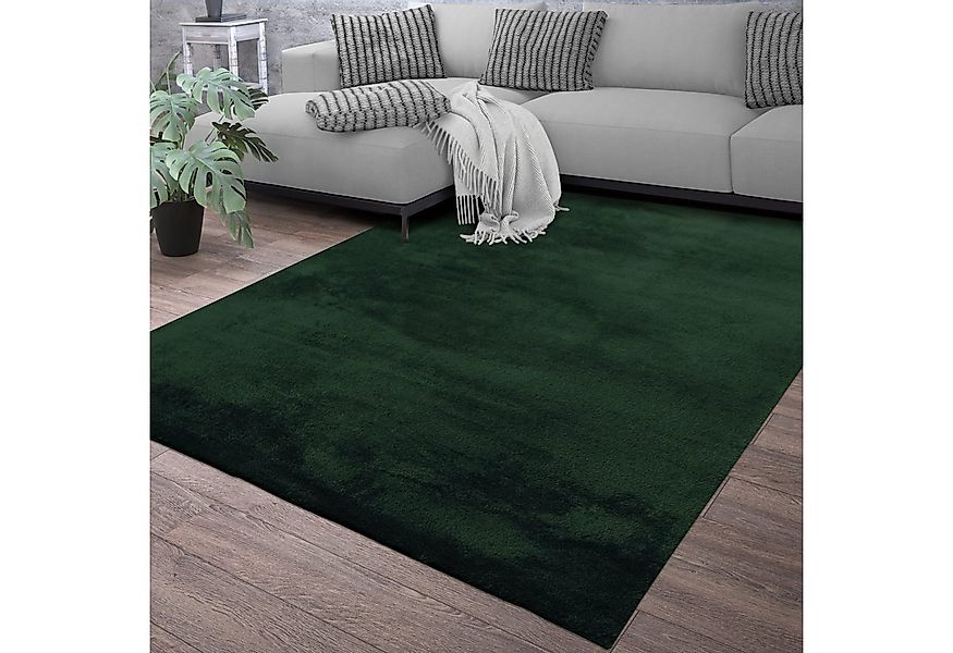 TT Home Teppich, Rechteckig, Höhe: 14 mm, Wohnzimmer Kurzflor Einfarbig Mod günstig online kaufen