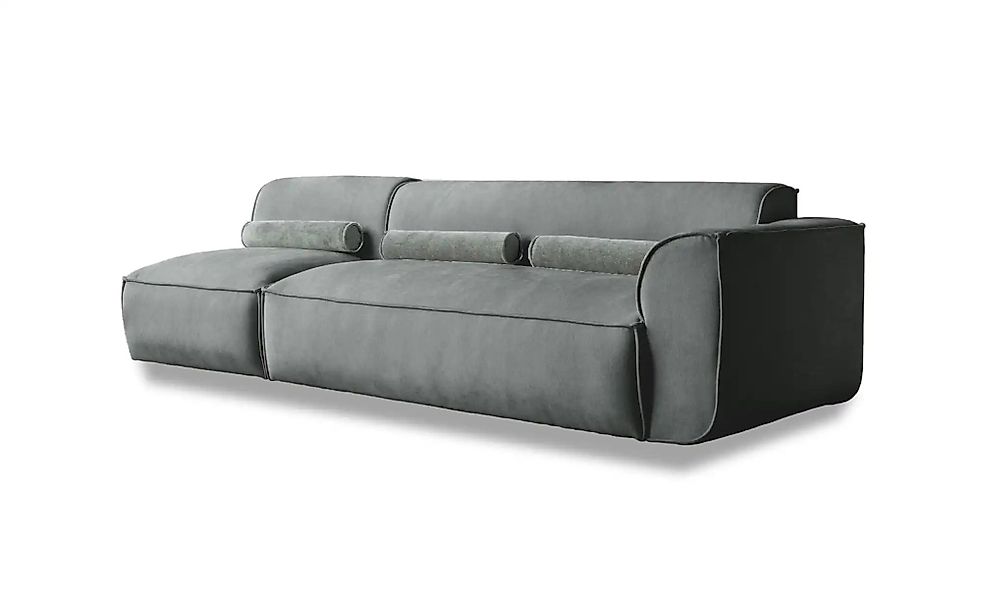 Miuform Einzelsofa modular Flex Felix ¦ grün ¦ Maße (cm): B: 248 H: 70 Pols günstig online kaufen