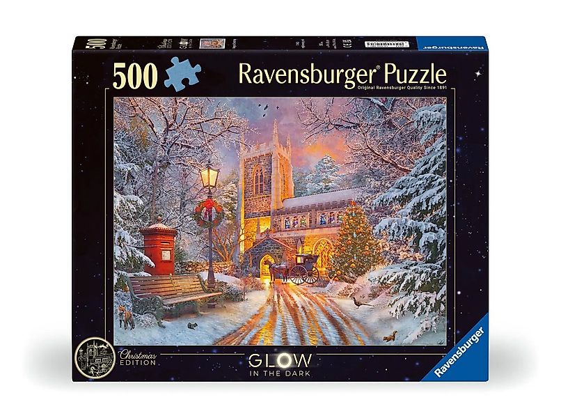 Ravensburger Puzzle Erwachsenenpuzzle 500 Teile - Funkelnde Weihnachten, 50 günstig online kaufen