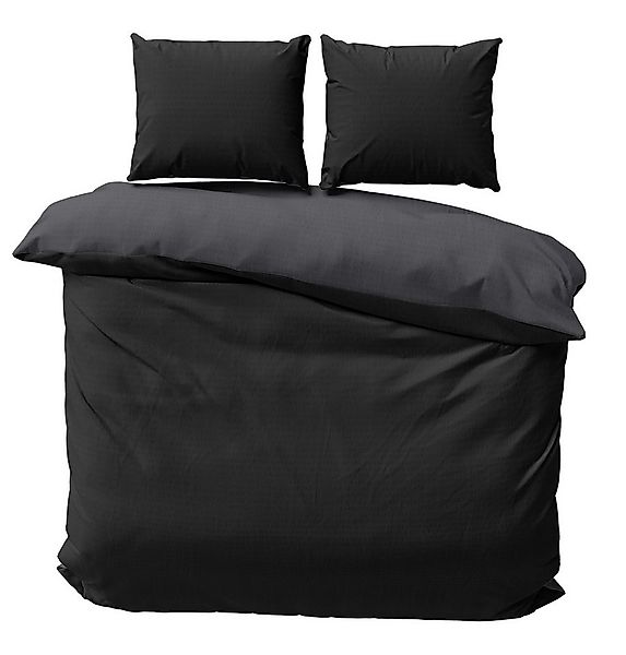 One Home Bettwäsche Doubleface Wende, Seersucker, 3 teilig, Mikrofaser Unif günstig online kaufen