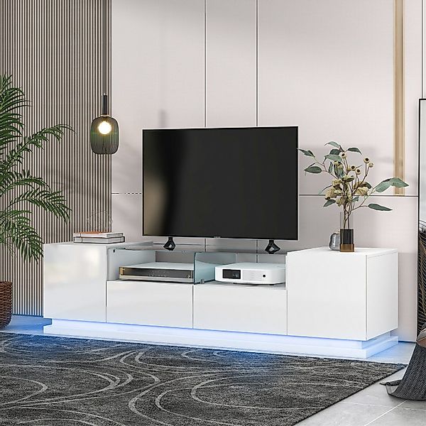 autolock TV-Schrank Hochglänzender TV-Schrank, Lowboard mit günstig online kaufen