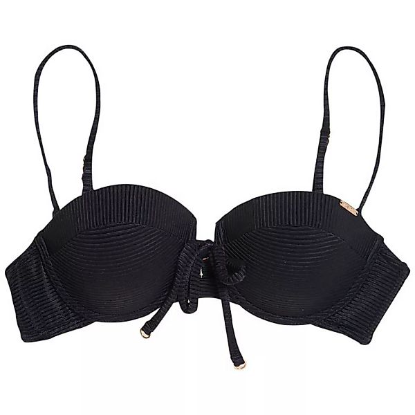 Superdry Alice Textured Cupped Bikini Oberteil XS Black günstig online kaufen