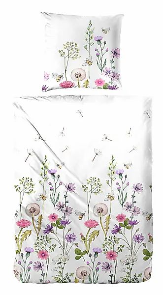 Primera Bettwäsche »Renforce-Bettwäsche Oh my Garden«, mit zarten Blüten günstig online kaufen