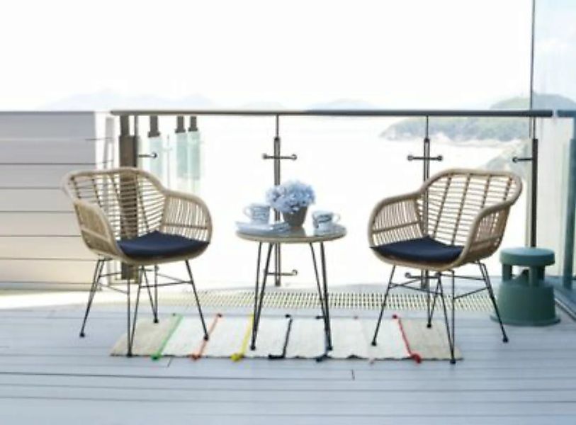 HTI-Line Terrassenmöbel Ibiza hellbraun günstig online kaufen