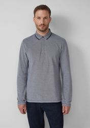 s.Oliver Langarmshirt Polo-Shirt Langärmeliges Poloshirt aus günstig online kaufen