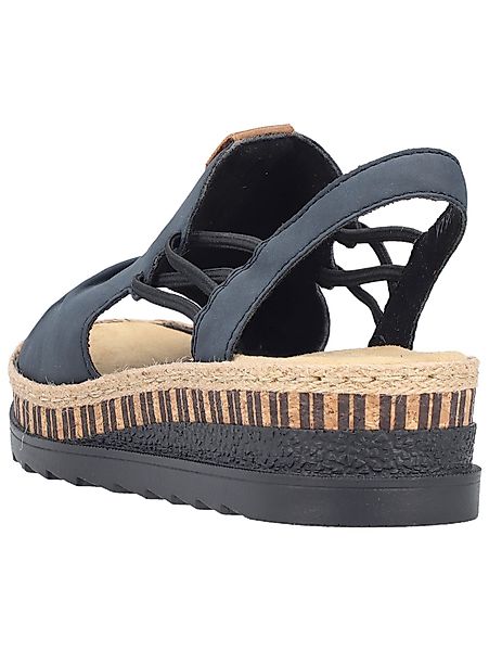 Rieker Sandalen Lederimitat Keilsandalette günstig online kaufen