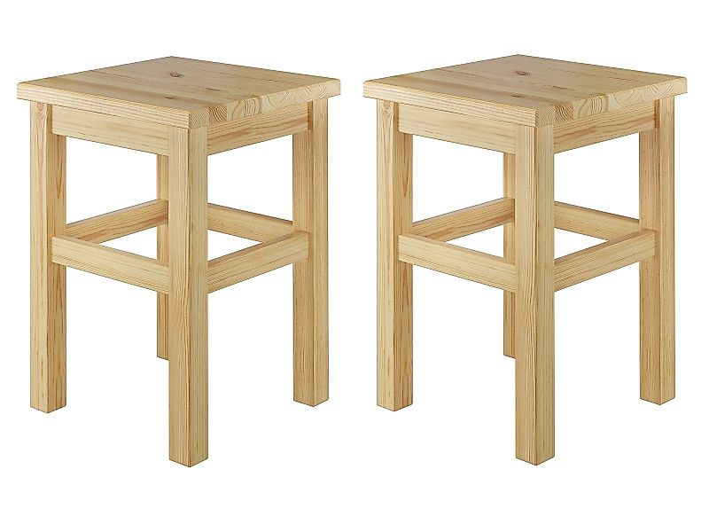 ERST-HOLZ Arbeitshocker Holzhocker Sitzhocker ohne Lehne günstig online kaufen