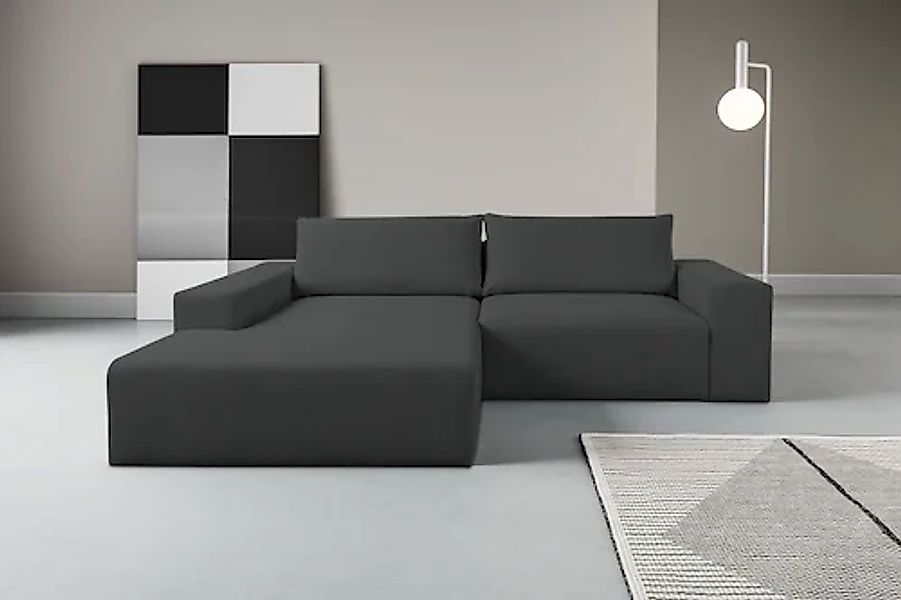 WERK2 Ecksofa »Rio, elegant & bequem, Breite 262 cm, L-Form« Puristisches D günstig online kaufen
