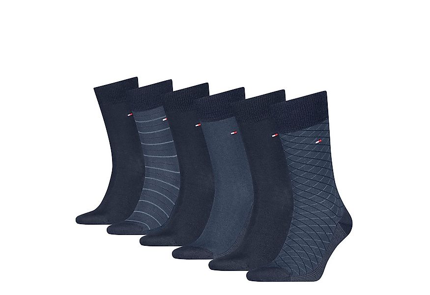 Tommy Hilfiger Socken TH MEN SOCK 6P TIN GIFTBOX BIRDEYE (6er Pack) günstig online kaufen