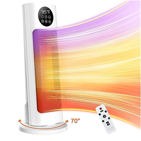 HYIEAR Heizlüfter Heizlüfter mit Fernbedienung,45 dB günstig online kaufen