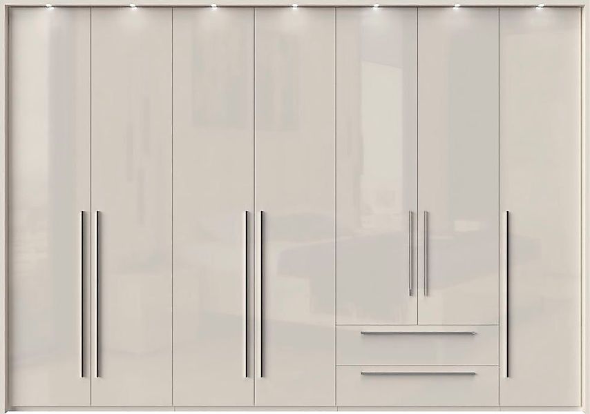 Places of Style Drehtürenschrank "Piano", weiß, verschiedene Breiten mit 2 günstig online kaufen