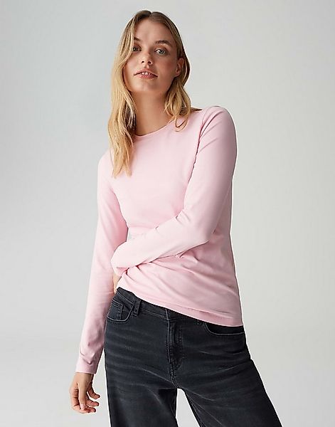 OPUS Langarmshirt SMILLA aus Jersey figurbetont geschnitten, weicher Griff, günstig online kaufen