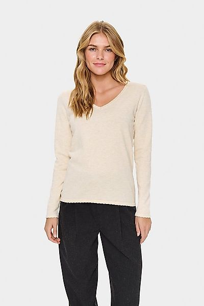 Saint Tropez Strickpullover MilaSZ LS V-Neck Pullover Viskosemischung, Regu günstig online kaufen