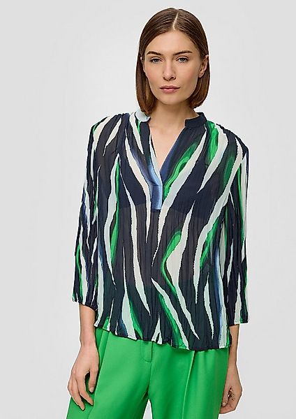 s.Oliver Kurzarmbluse Bluse Bluse aus Chiffon günstig online kaufen