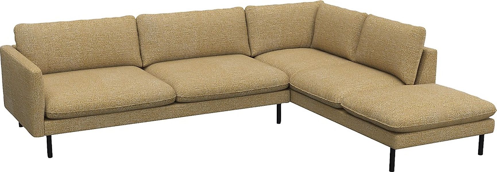 FLEXLUX Ecksofa "Bolzano, elegant und bequem, L-Form", Sitzaufbau mit Kalts günstig online kaufen
