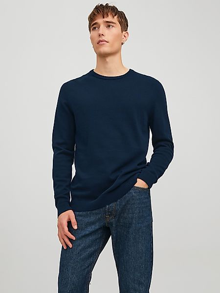 Jack & Jones Rundhalspullover "JJEBASIC mit Rundhals, ideal für Job und Fre günstig online kaufen
