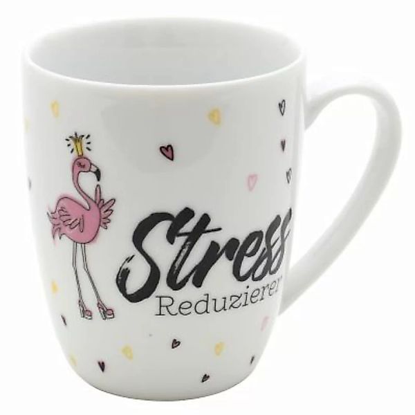 DEKOHELDEN24 Kaffeetasse aus Porzellan, 250ml. Stress-Reduzierer Tassen wei günstig online kaufen