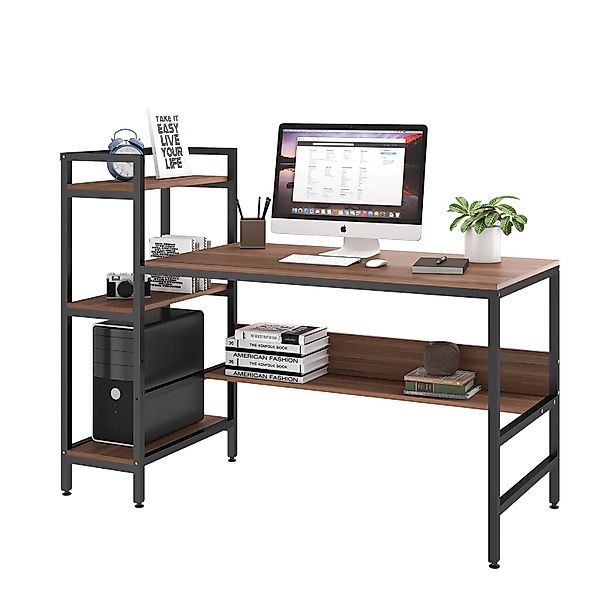 Dripex Schreibtisch mit Ablage Computertisch, PC-Tisch günstig online kaufen