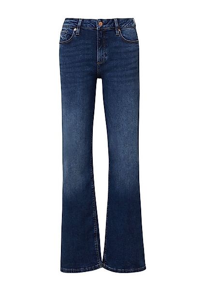 QS Weite Jeans Jeans-Hose CATIE Jeans Catie / Slim Fit / Mid Rise / Wide Le günstig online kaufen