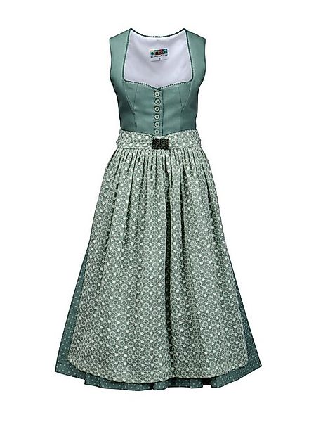 Berwin Dirndl Dirndl mit Leinenoberteil und Baumwollrock und bestickter Sch günstig online kaufen