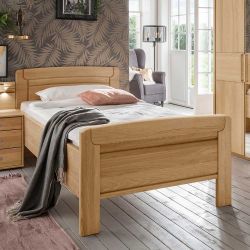 Komfortbett aus Eiche teilmassiv Made in Germany günstig online kaufen