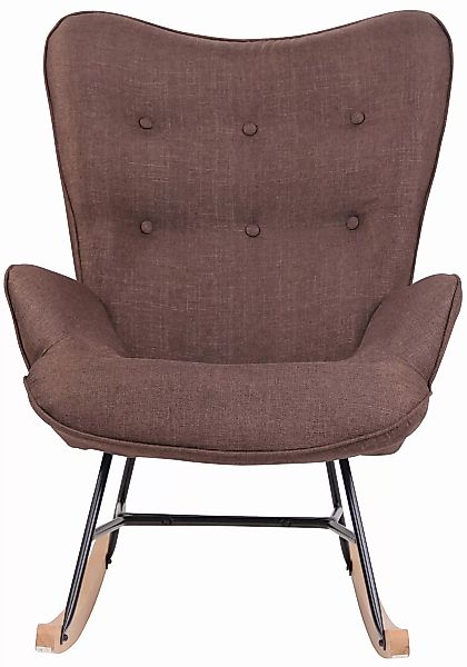 Stuhl Sanka Stoff Braun günstig online kaufen