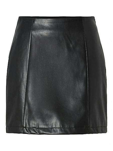 pieces Minirock "PCVERA HW SHORT SKIRT NOOS WB PU" mit leicht glänzender Op günstig online kaufen