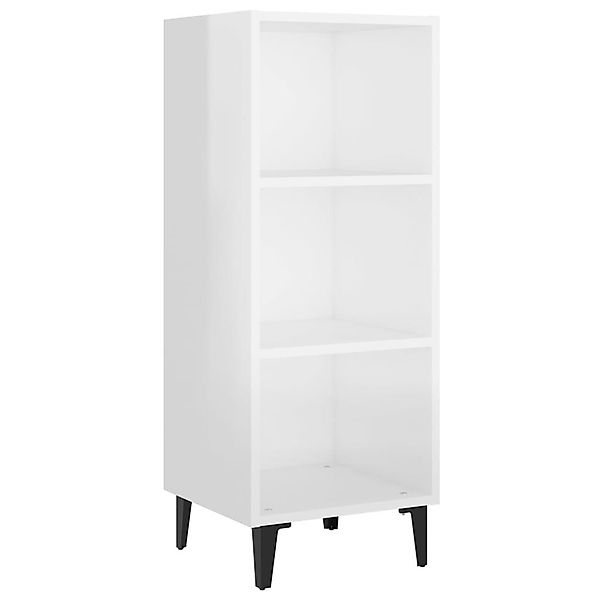 vidaXL Sideboard Sideboard Hochglanz-Weiß 34,5x32,5x90 cm günstig online kaufen
