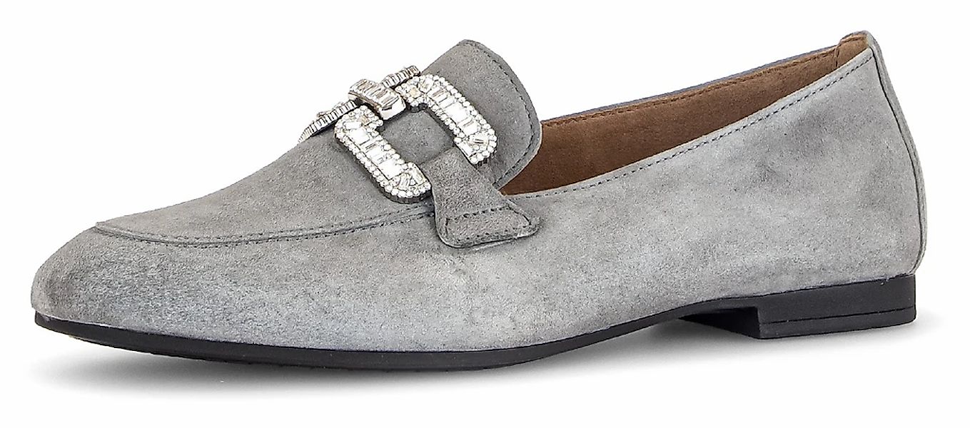 Gabor Loafer, Slipper, Festtagsschuh, Schlupfschuh mit edlem Schmuckelement günstig online kaufen