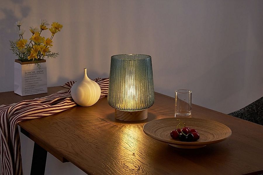 Pauleen LED Tischleuchte Pretty Glamour mobile Türkis, Leuchtmittel wechsel günstig online kaufen