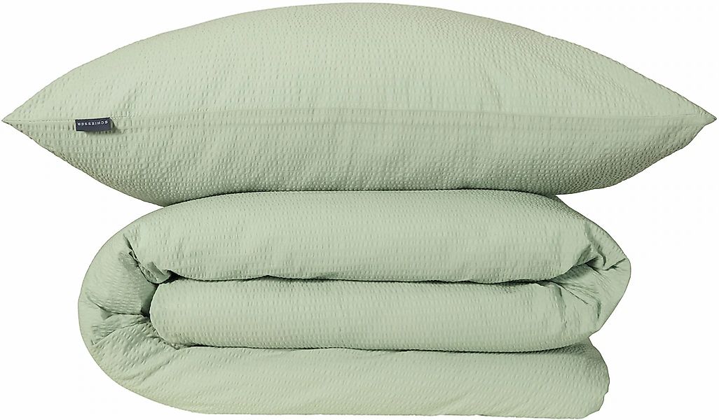 Schiesser Bettwäsche "Laura aus Baumwoll-Seersucker in zarten Farbtönen" 2 günstig online kaufen