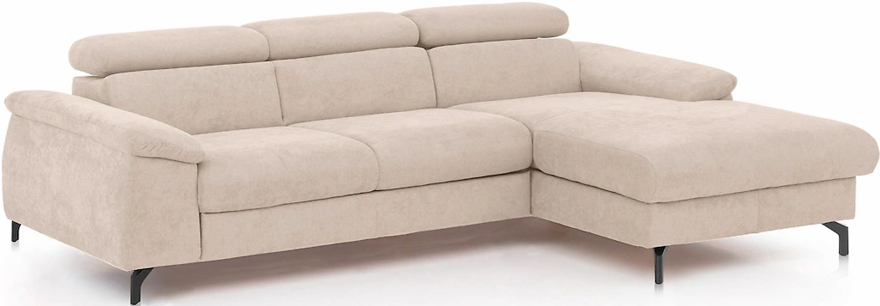 COTTA Ecksofa "Kitty L-Form", mit Kopfteilverstellung, wahlweise mit Bettfu günstig online kaufen