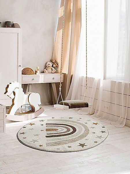 the carpet Teppich Beat Kids, rund, Höhe: 9 mm, Kids Kinderzimmer Teppich s günstig online kaufen